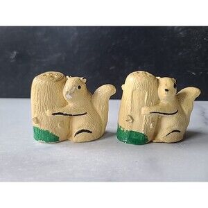 Vintage Squirrel Salt And Pepper Shakers, READ